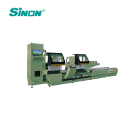 Aluminum Window Machinery CNC Double Head Precision Any Angle Cutting Saw